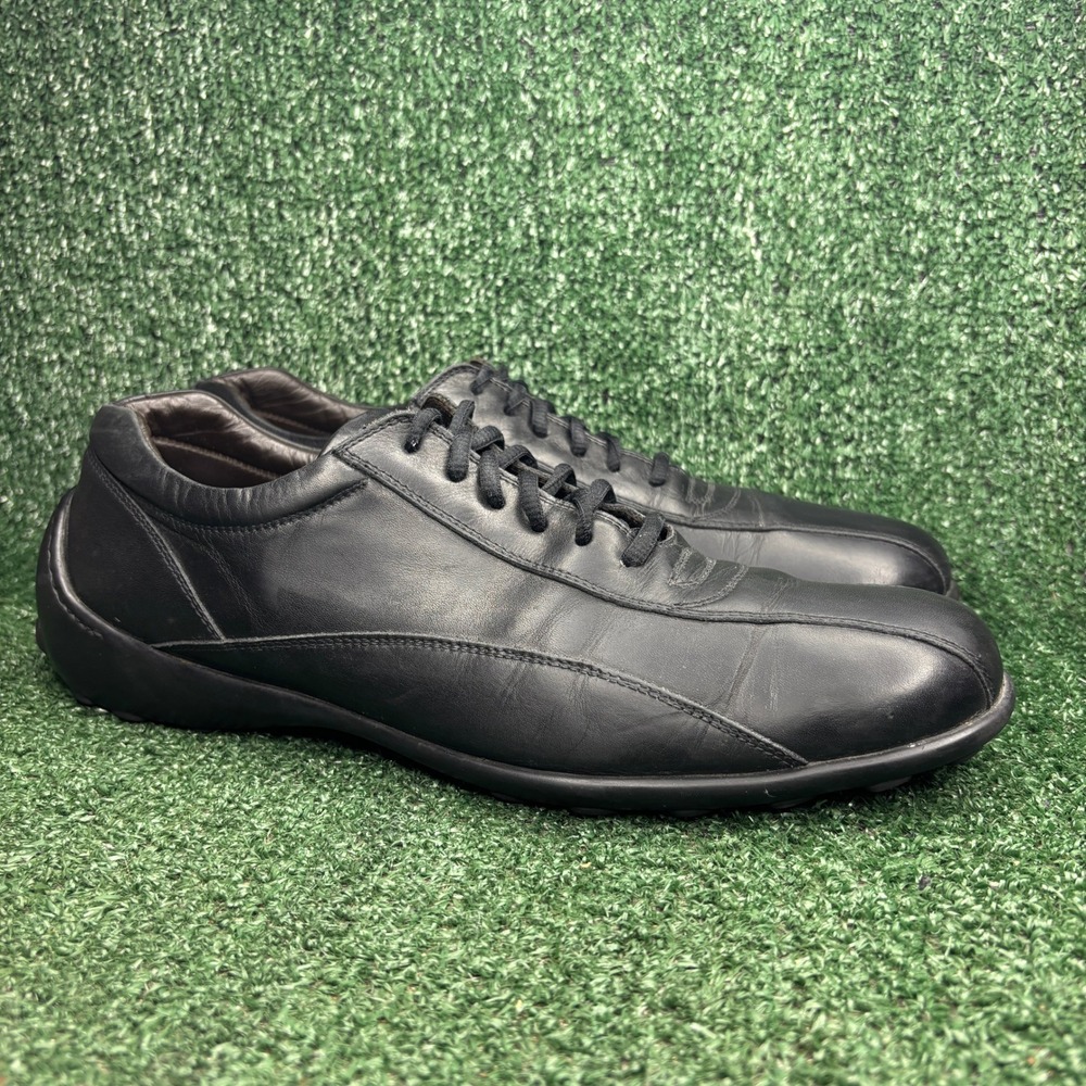 To Boot‎ New York Adam Derrick Leather Driving Moc Sneaker Black Mens Shoes 11